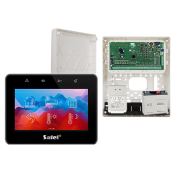 ZESTAW ALARMOWY SATEL INTEGRA 128 + INT-TSG2-B + OPU-3P + AWT682 + 17Ah